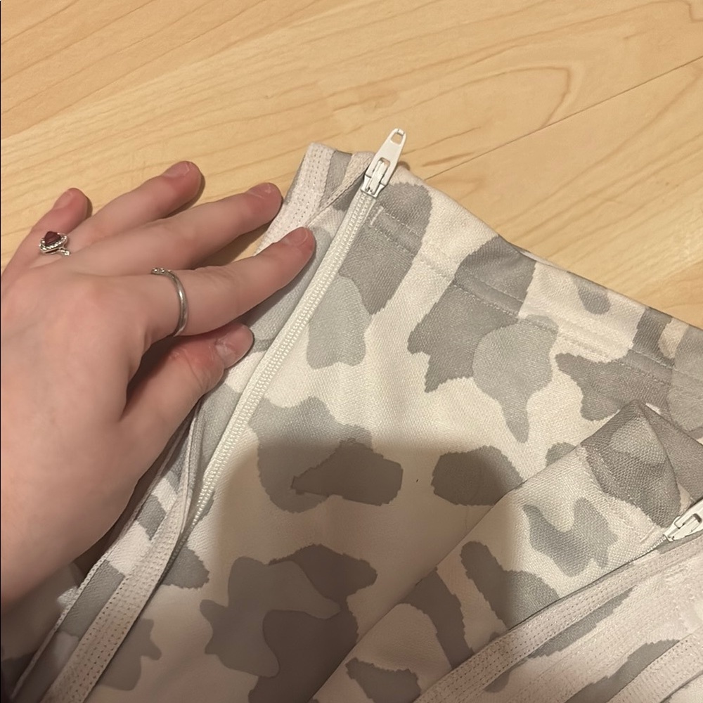 Adidas Gray Camouflage Track Pants - Picture 3 of 4